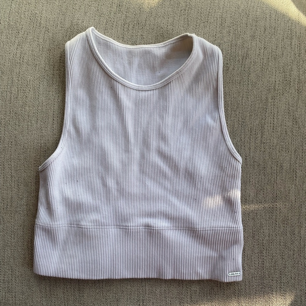 Gilly Hicks Active White Sports Tanks